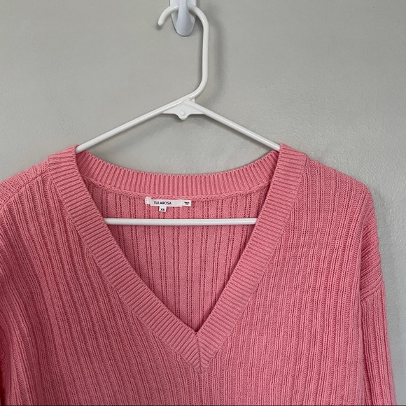 Tularosa Rib V-neck sweater - Picture 3 of 8